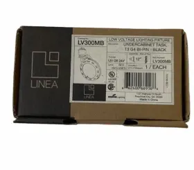 LV300MB COOPER LIGHTING Halo Linea Cabinet Task Light Pin