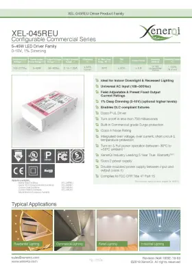 XEL-045REU-CX500A-ZNT62P COOPER XENERQI Led Driver