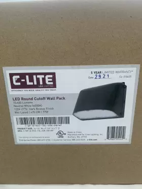 C-WB-B-RDC-10L-40K-DB CREE Wf Lite Led Round Wall Pack Finish #2