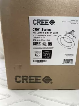 CR6-625L-35K-12-E26 CREE Led Recessed Recess Downlight #2
