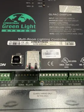 GLPAC-DIMFLV8 CRESTRON Light Lighting Controller
