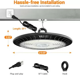 689853555082 CT CAPETRONIX High Bay Led Lights Hid Hps #3