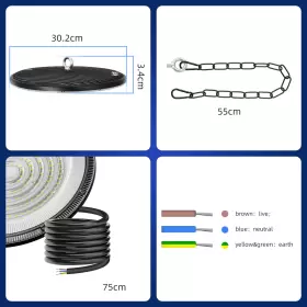786581643675 CUTEVER Led High Bay Light Ufo #2