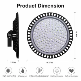 GXFGS500W CUTEVER Led High Bay Ufo Light Fixture Area #2