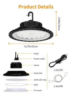 ZB9901301 CUTEVER Ufo Led High Bay Light Lighting Lamp #2