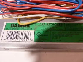 3626B DAMAR Ballast Volts #3