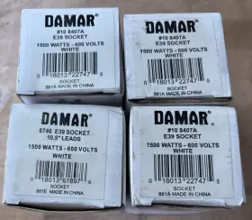 8407A DAMAR Light Socket Leads