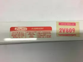2V809 DAYTON Fluorescent Volts #2