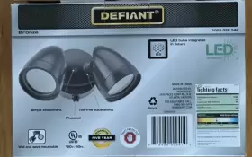 849489009414 DEFIANT HOME DEPOT Led Security Light Dusk Dawn #3