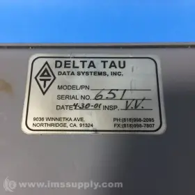 1803085 DELTA TAU DATA SYSTEMS INC Pmac Controller #2