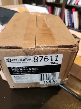 87611 DELTEK Halide Ballast Tap