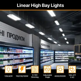 DLLHBAB1502 DEMILARE High Bay Led Lights Switchable Linear #2