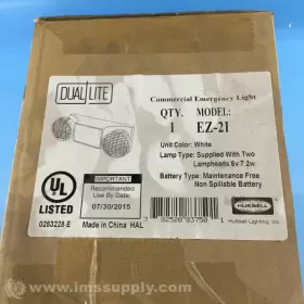 EZ-2I DUAL LITE Head Emergency Lighting Unit Fnfp #2