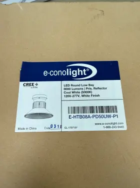 E-HTB08A-PD50UW-P1 E-CONOLIGHT Led Round Bay
