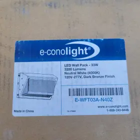 E-WFT08A-N40Z E-CONOLIGHT Lights Lighting
