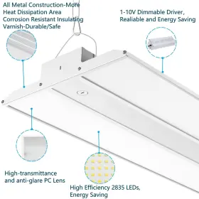 LHB300WL ECCFUTLL Led Linear High Bay Light Fixture Dimmimg #3