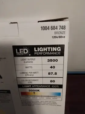 849489070353 ECOMMERCIAL ELECTRIC Led Area Light Integrated #3