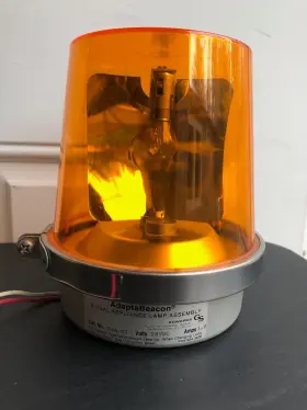 53A-G1 EDWARDS SIGNALING Amber Signal Light Rotating