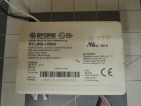 RCL050-1050A EFORE Dimmable Led Driver