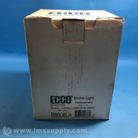 R6606LA ELECTRONIC CONTROLS Ecco Amber Strobe Light Lens Fnob