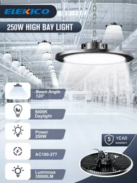 UFO-250W-4PCS ELEKICO Led High Bay Light Pack #2