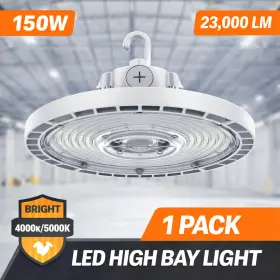 HBR-150CLS-CR-WH ELEVATE LIGHTING SOLUTIONS Ufo Led High Bay
