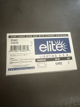 ST802 ELITE LIGHTING Step Light Housing