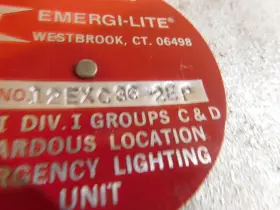 12EXC36-2EP EMERGI-LITE Emergency Lighting Unit #3