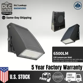 BWSW50W5 EMPIRE LIGHTING Led Wall Pack Light Security Rebate