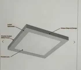 LED-PNL-2X2-SM ENVISION LIGHTING Mounting Frame Flat Panel