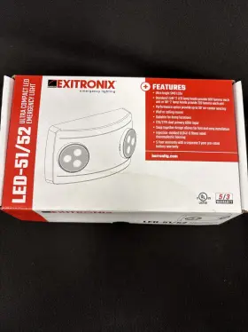 LED-51-WH EXITRONIX Exitonix Emergency Lighting Ultra Bright