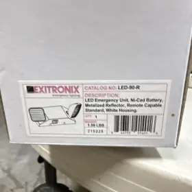 LED-90-R EXITRONIX Emergency Lighting Unit Ni Cad Battery