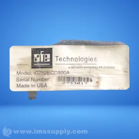 IC752ECD500A FANUC Usip