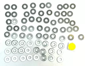 1171013 FASTENAL Flat Washer Od Steel #3