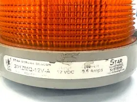 201ZMQ-12V-A FEDERAL SIGNAL Star Strobe Beacon Amber Warning #2