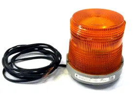 201ZMQ-12V-A FEDERAL SIGNAL Star Strobe Beacon Amber Warning