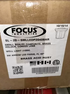 SMLLEDP20440BAR FOCUS INDUSTRIES Holder Convex Lens #3