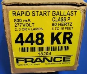 18204 Lamp Kr Volt Rapid Start Sign Ballast