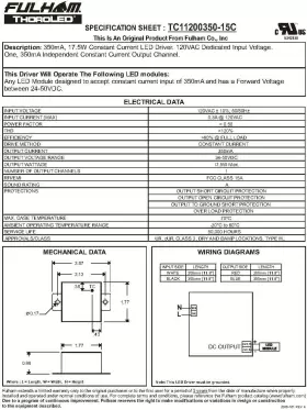 TC11200350-15C FULHAM Lighting Thoroled Single Channel #2