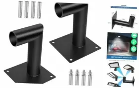 JY-BGJ-N-2 GD Wall Mount Bracket Tenon Slip Fitter Adapter