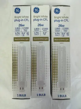 043168301671 GE Bright Plug Cfl Bulb Pin