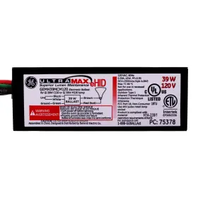 75378 GE Hid Ultramax Ehid Frequency Ballast