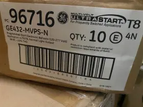 96716 GE LIGHTING Pack Ultrastart Bulb Fluorescent Ballast