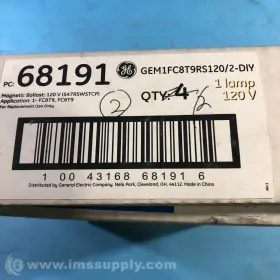 GEM1FC8T9RS120-2-DIY GE LIGHTING Box Magnetic Ballasts