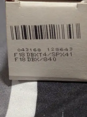 DBX-840-4P GENERAL ELECTRIC Fluorescent Bulb Watts #2