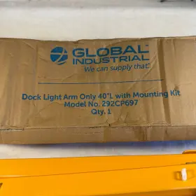 292CP697 GLOBAL INDUSTRIAL Dock Light Arm Mounting Kit
