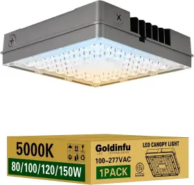 SLCL03150MW50K-1P GOLDINFU Led Canopy Light Selectable