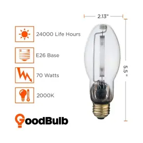GB01073B GOODBULB High Pressure Sodium Hid Light Bulb Base #2