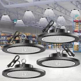 691038359866 GUGSEY Led High Bay Lights Bright Waterproof