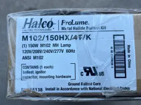 55138 HALCO Halide Ballast Tap Lamp Kit